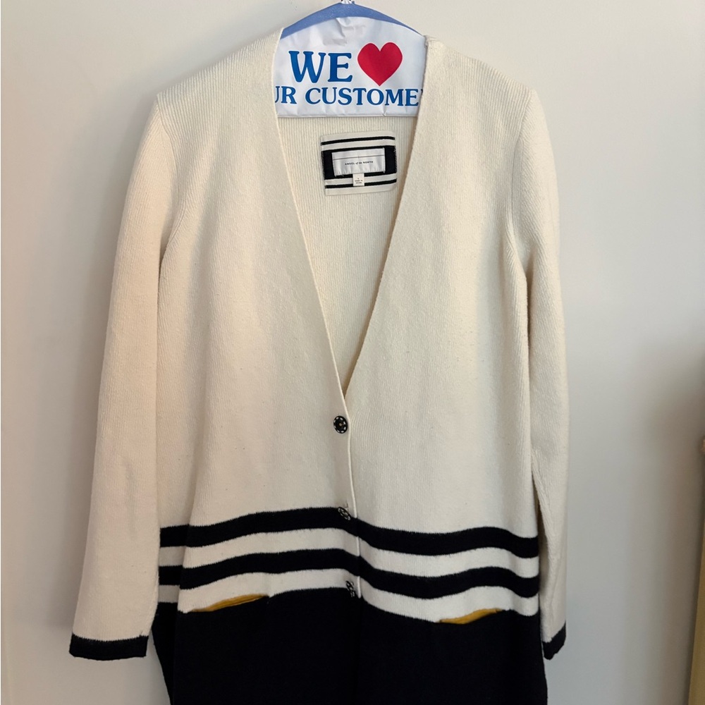 Angel Of The North Cream and Black Cardigan